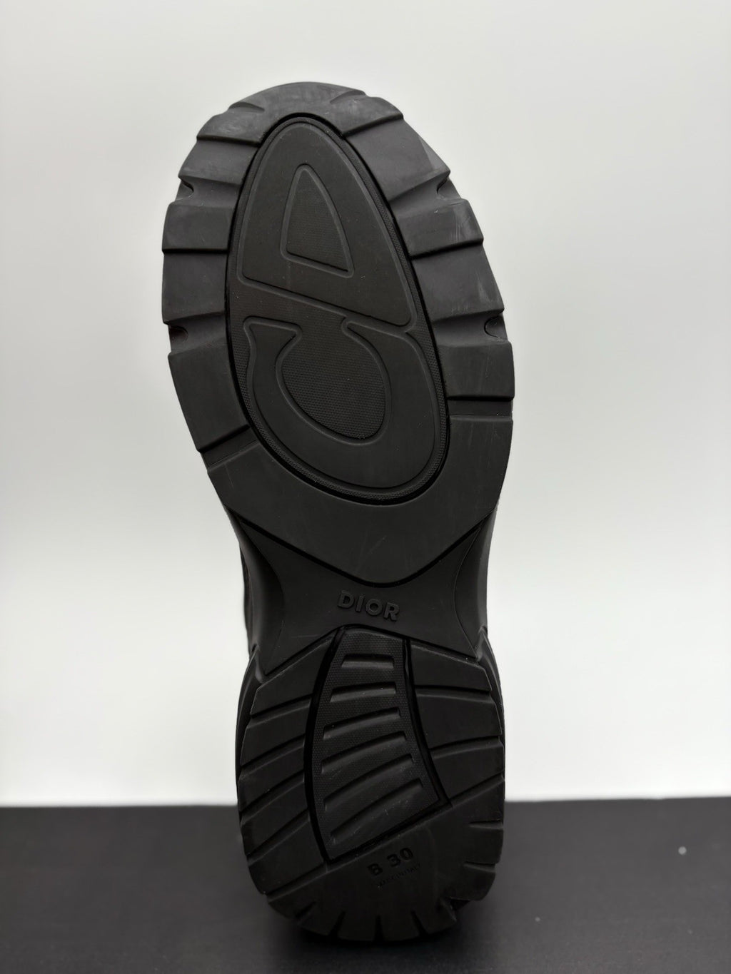 Size 45 (12 US) Dior B30 Reflective Sneaker ' Black ' | SUPER CLEAN!