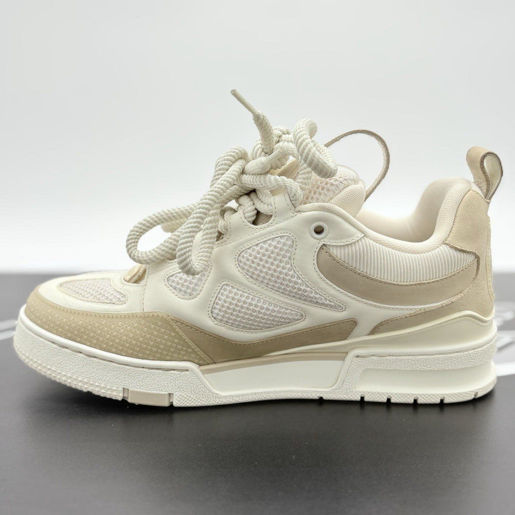 Size 7 LV (8-8.5 US) Louis Vuitton Skate ' Beige White ' | GREAT CONDITION!