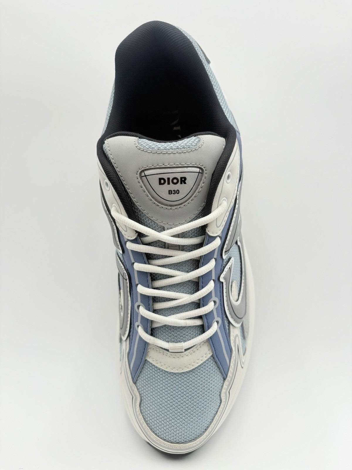 Size 46 (13 US) - Dior B30 Reflective Sneaker ' Blue Grey White ' | SUPER CLEAN!