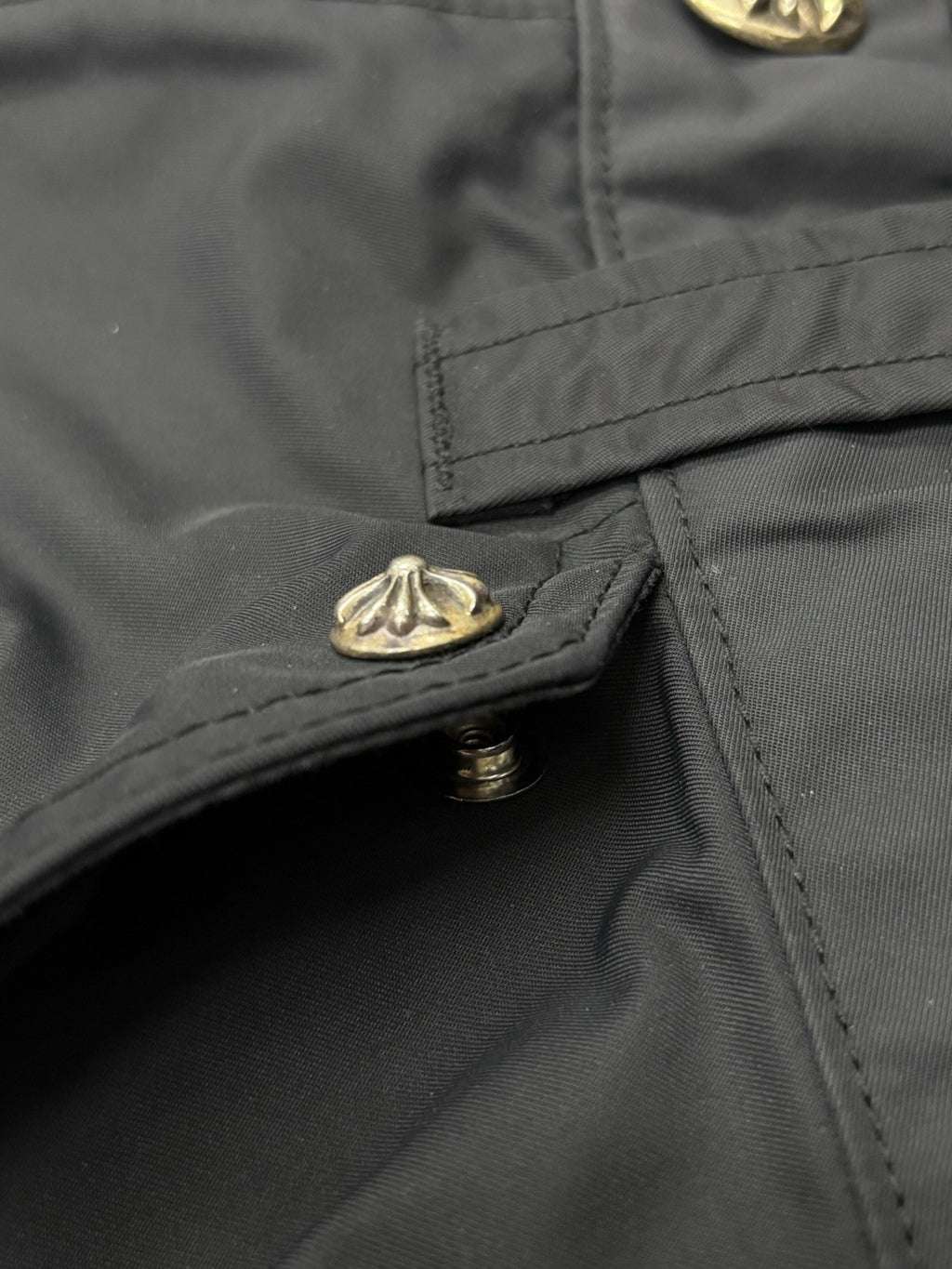 Size 30 - Chrome Hearts Leather Knee Carpenter Pants ' Black ' | WORN 1-3X