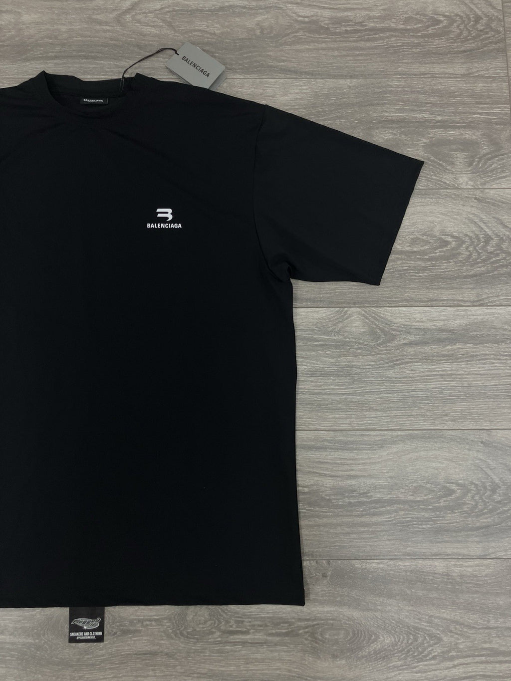 Size Large - Balenciaga Logo Swim Shirt ' Black ' | BRAND NEW!