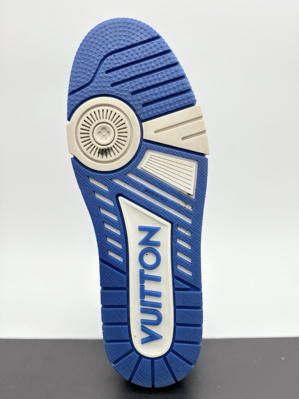 Size 8 LV (9-9.5 US) - Louis Vuitton Trainer ' Blue Monogram ' | SUPER CLEAN!