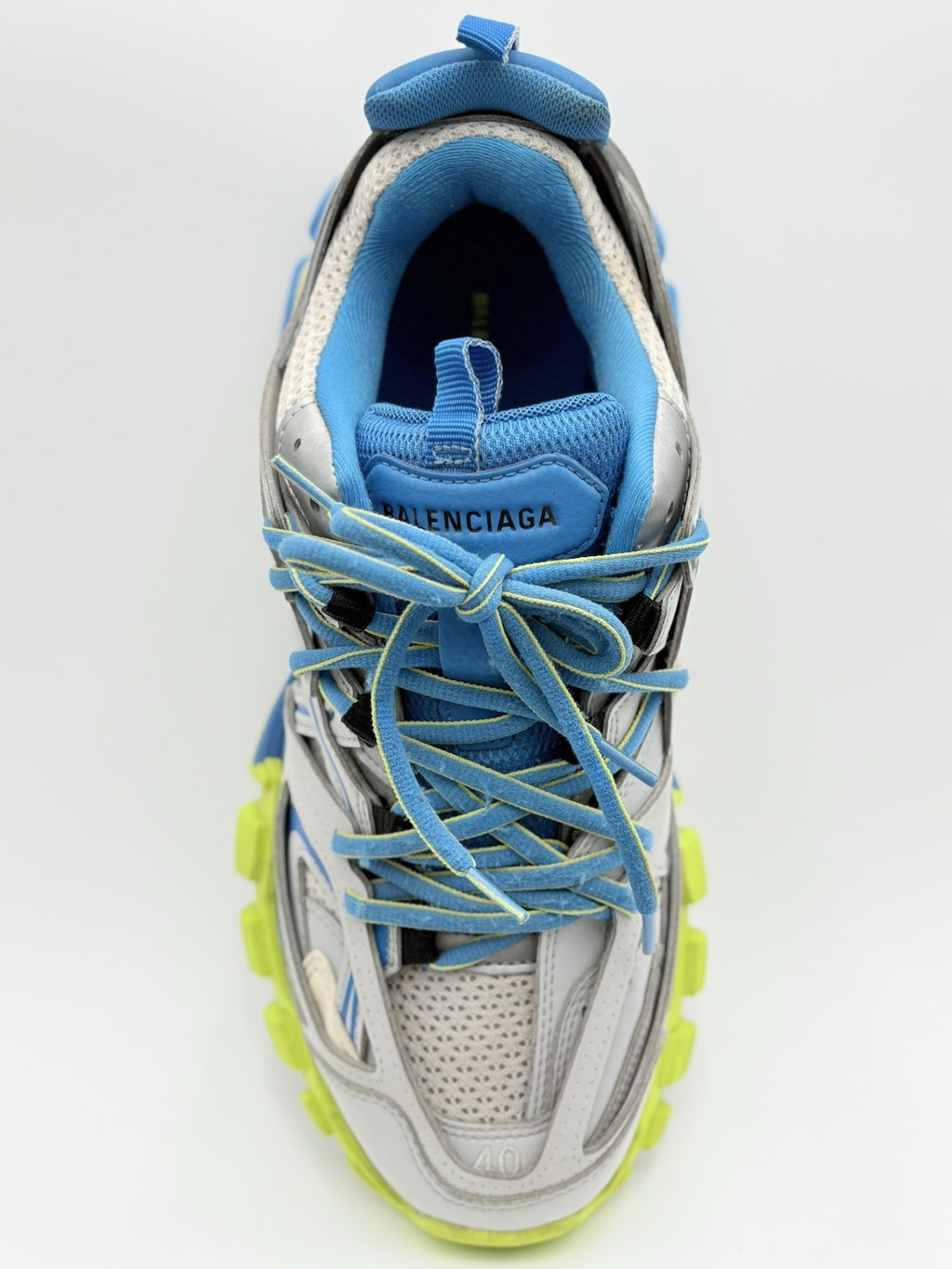 Size 40 (7 US) - Balenciaga Track Sneaker ' Grey Blue ' | SUPER CLEAN!
