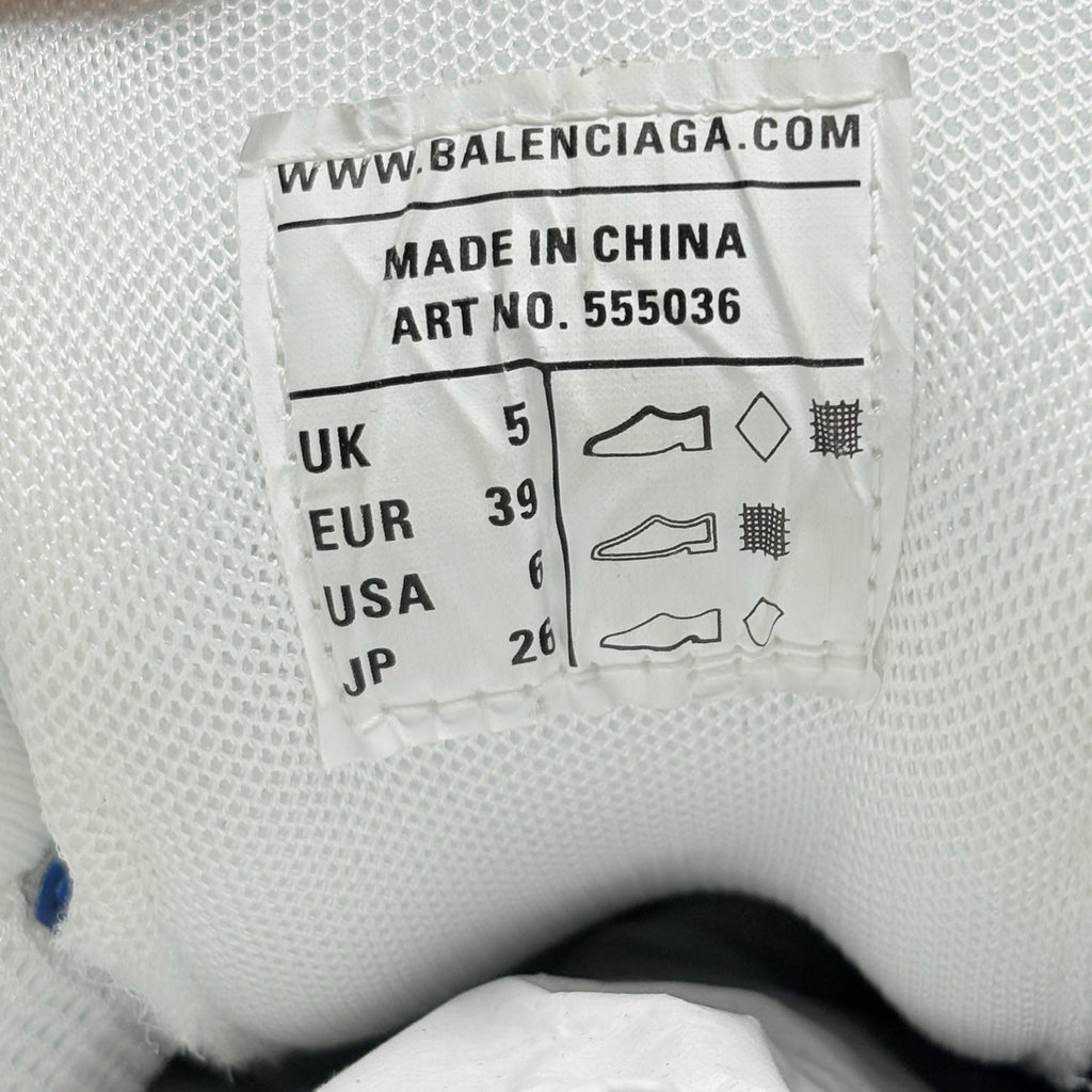 Size 39 (6 US) - Balenciaga Track LED Sneaker ' White Blue ' | BRAND NEW