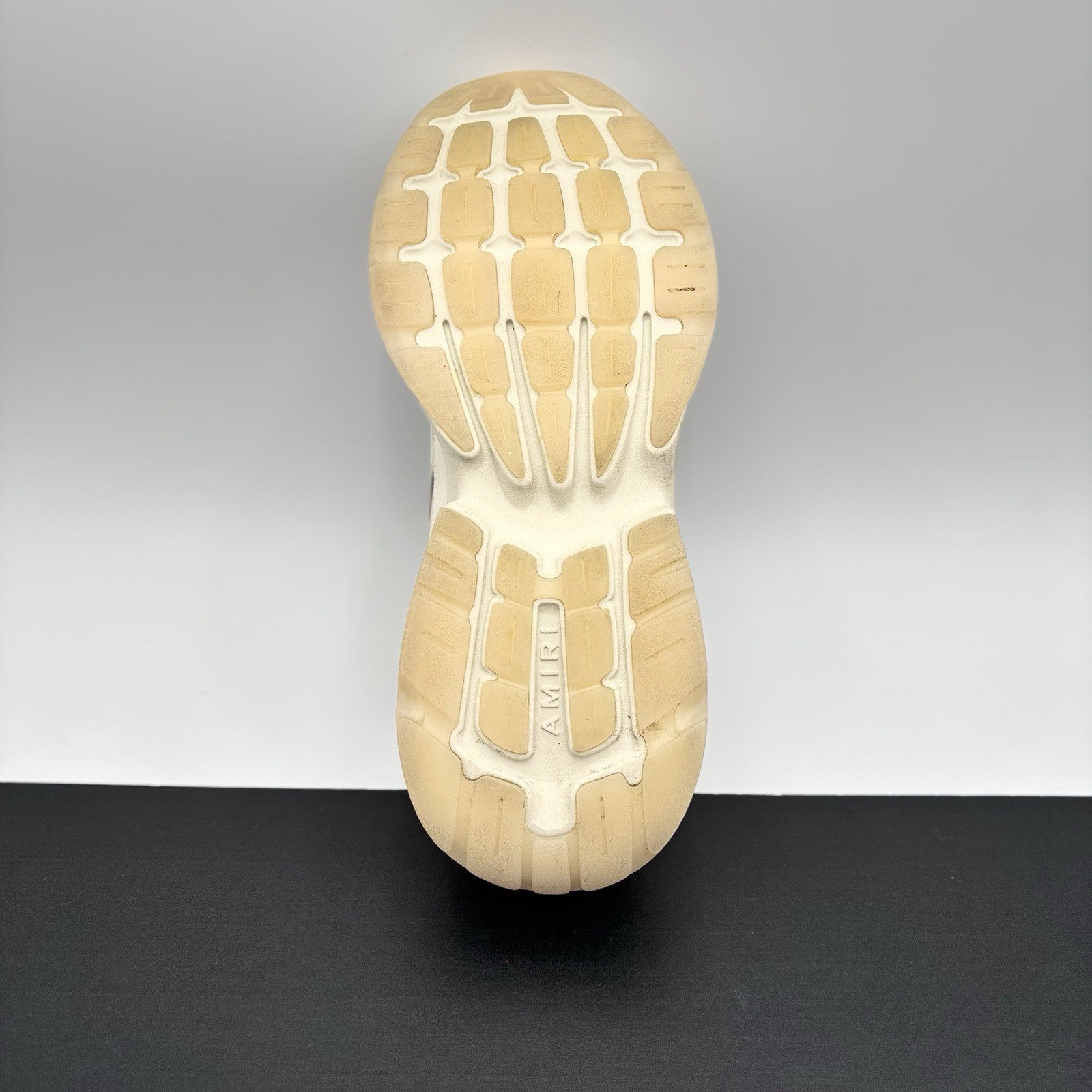 Size 42 (9 US) Amiri Bone Runner ' White, Beige, Grey ' | GOOD CONDITION!