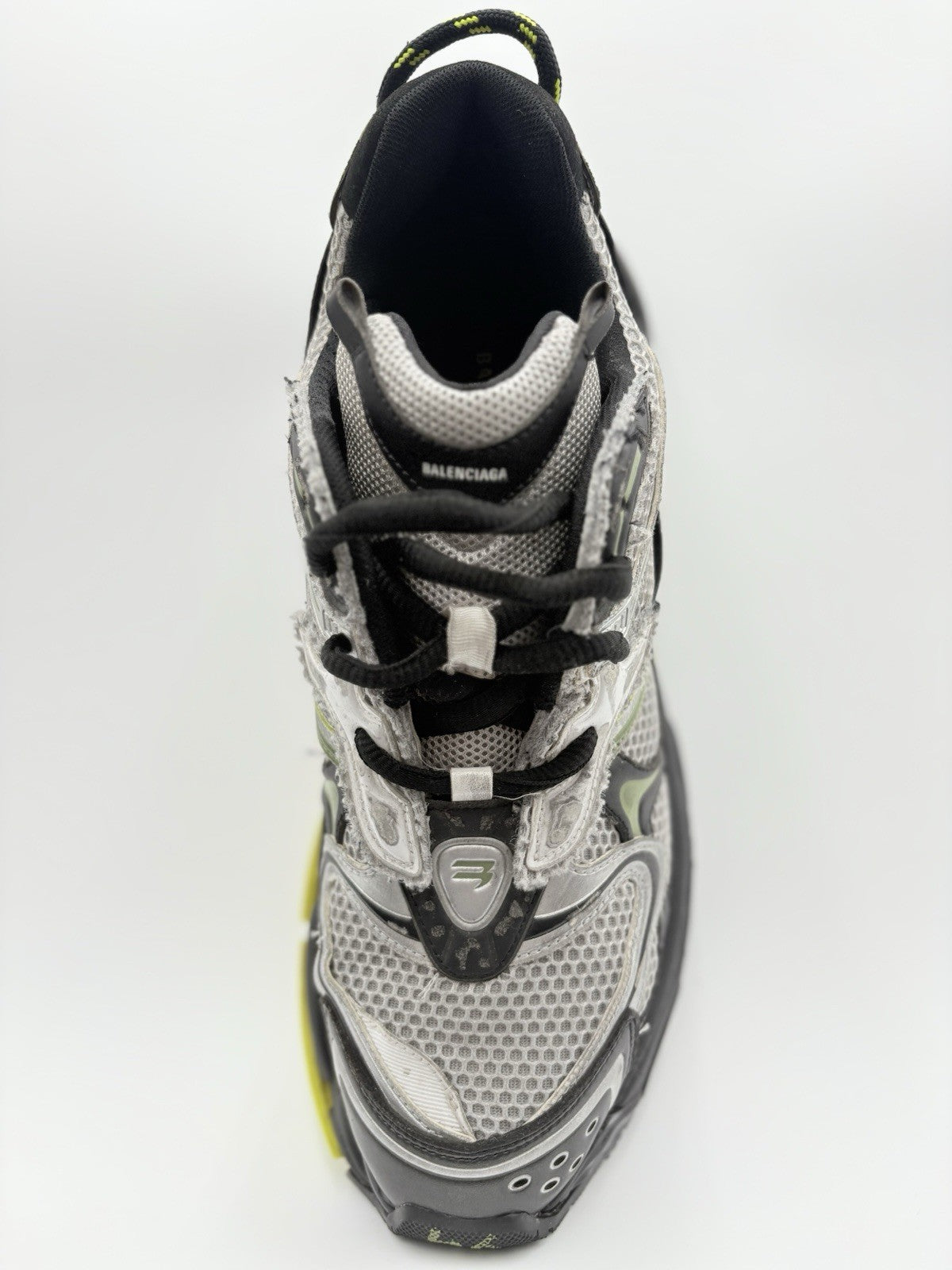 Size 46 (13 US) - Balenciaga Runner 2.0 ' Silver Neon Yellow ' | SUPER CLEAN!