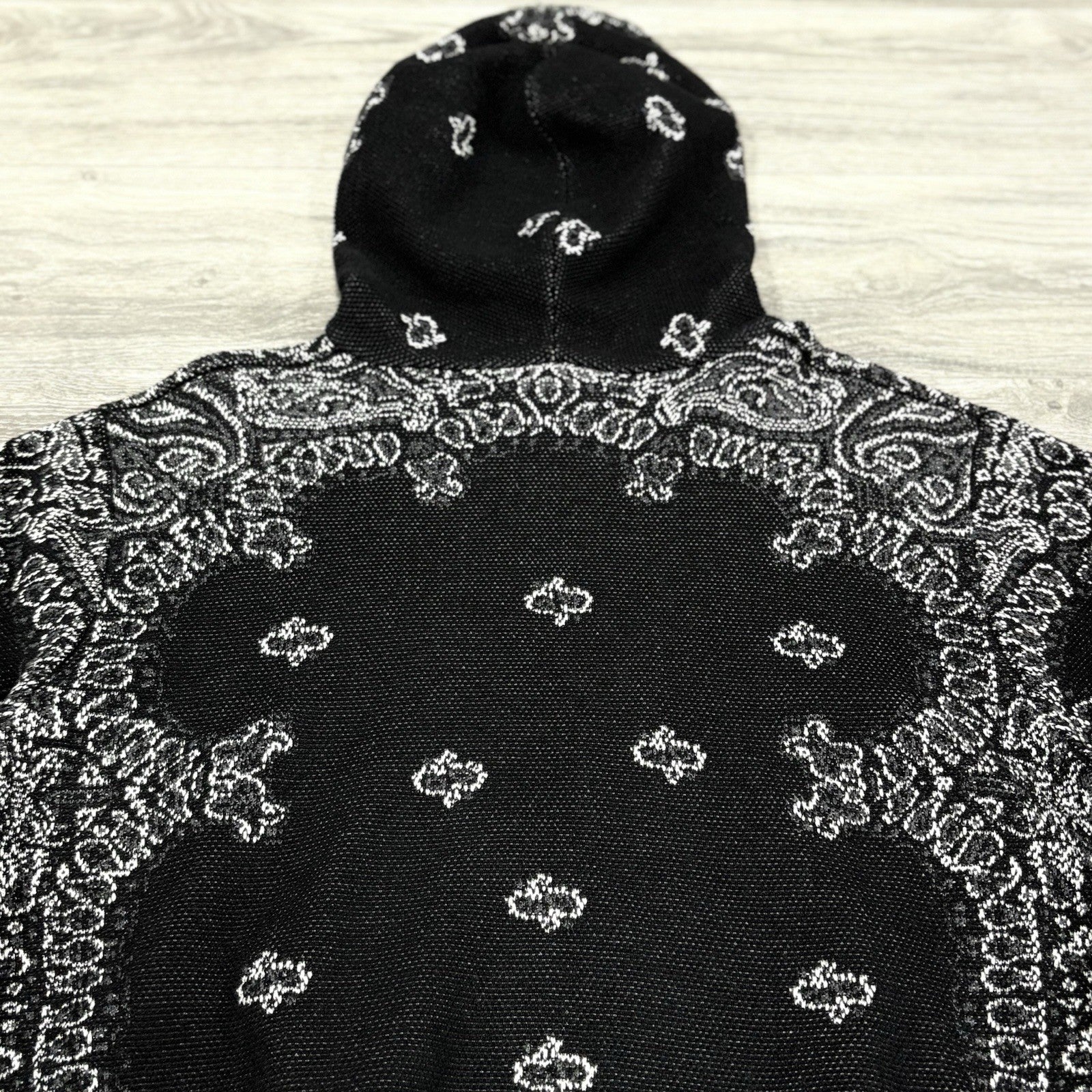 Size L - Amiri Bandana Basketball Hoodie ' Black ' | GREAT CONDITION!
