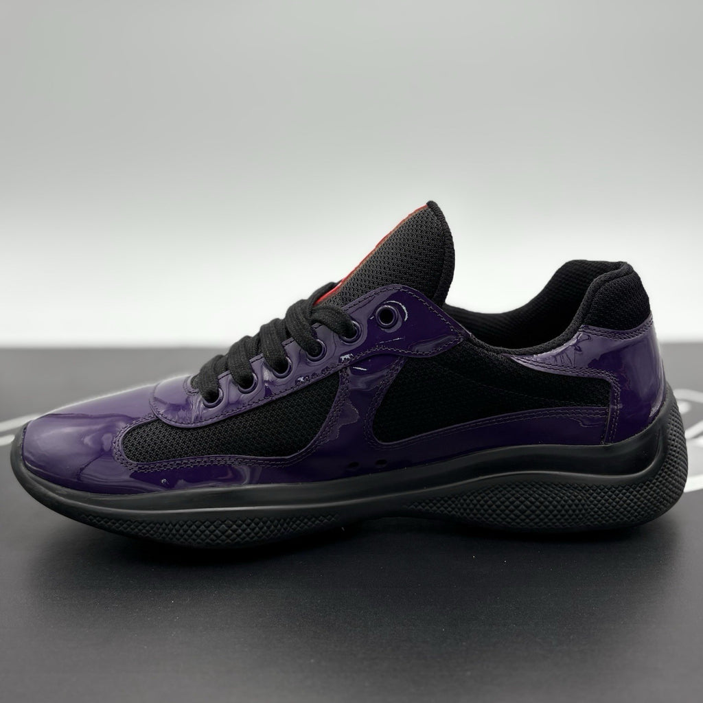 Size 8 UK (9 US) - Prada Americas Cup ' Violet Black ' | SUPER CLEAN!