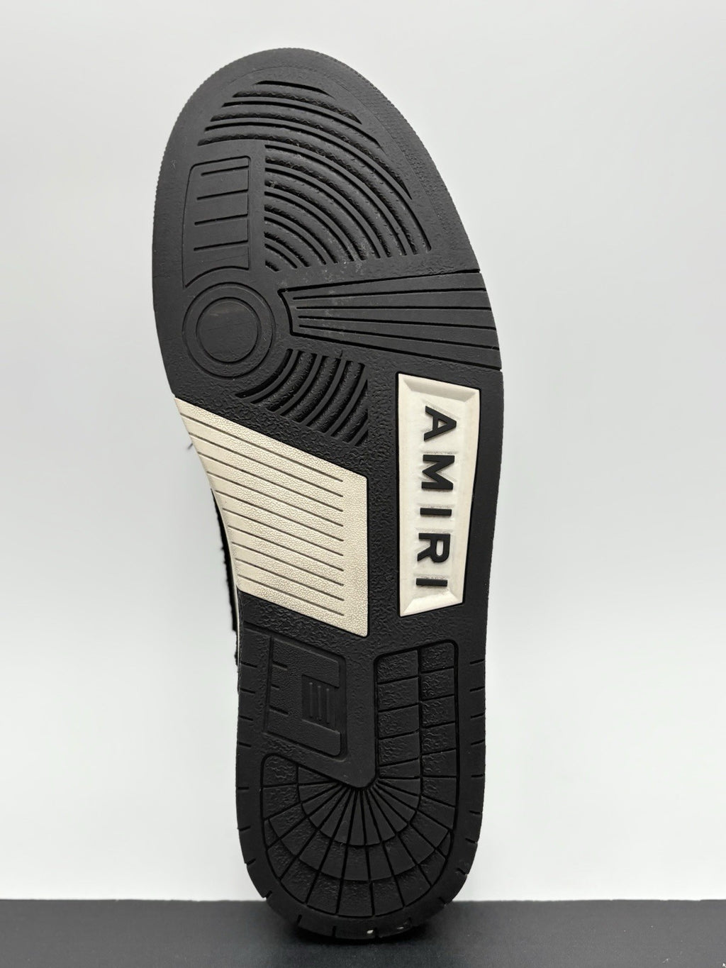 Size 46 (13 US) Amiri Skel Low Top Shimmer Sneaker ' Black '