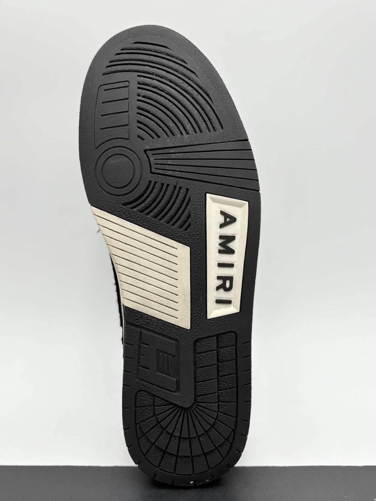 Size 46 (13 US) Amiri Skel Low Top Shimmer Sneaker ' Black '