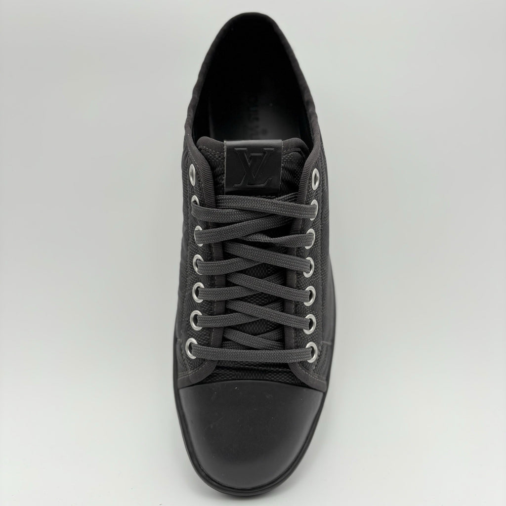 Size 7 LV (8-8.5 US) - Louis Vuitton Damier Low Top ' Black ' | GOOD CONDITION!