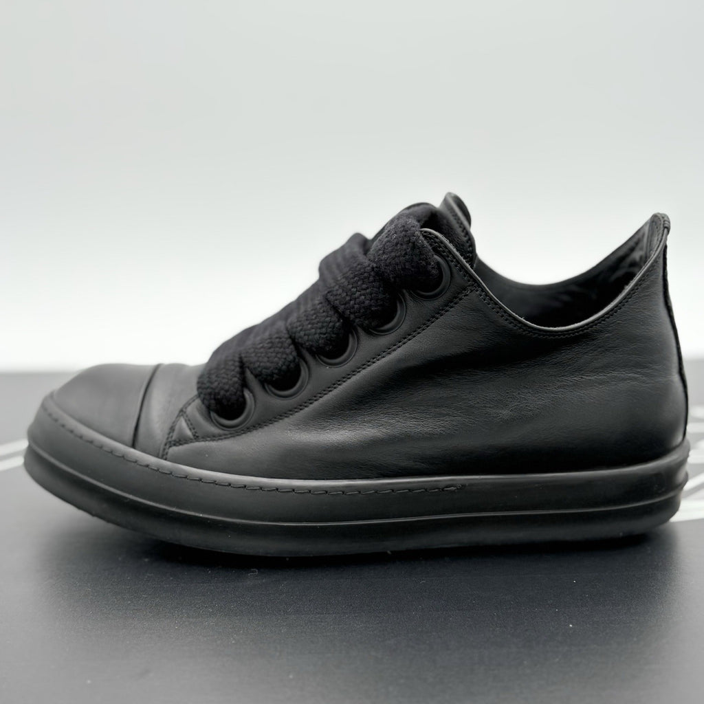 Size 41 (8 US) - Rick Owens Jumbo Lace Low Lido ' Black ' | GOOD CONDITION!
