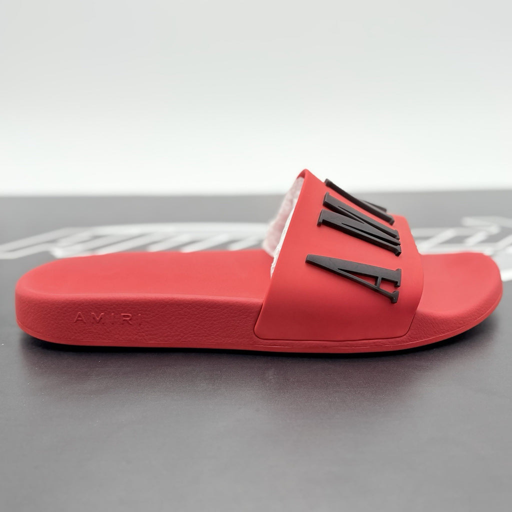 Size 45 - Amiri Logo Slides ' Red ' | BRAND NEW!