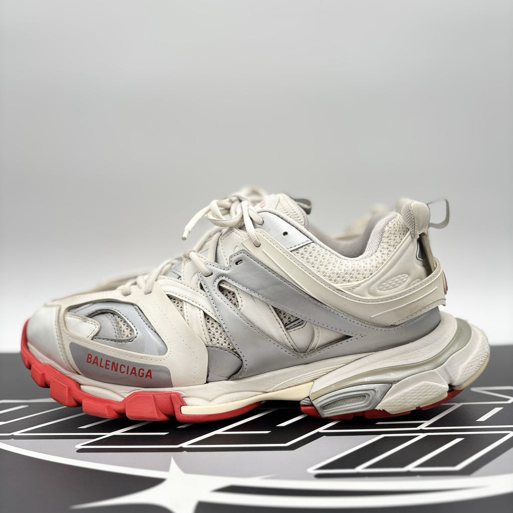 Size 46 (13 US) - Balenciaga Track Sneaker ' White Red ' | GOOD CONDITION!