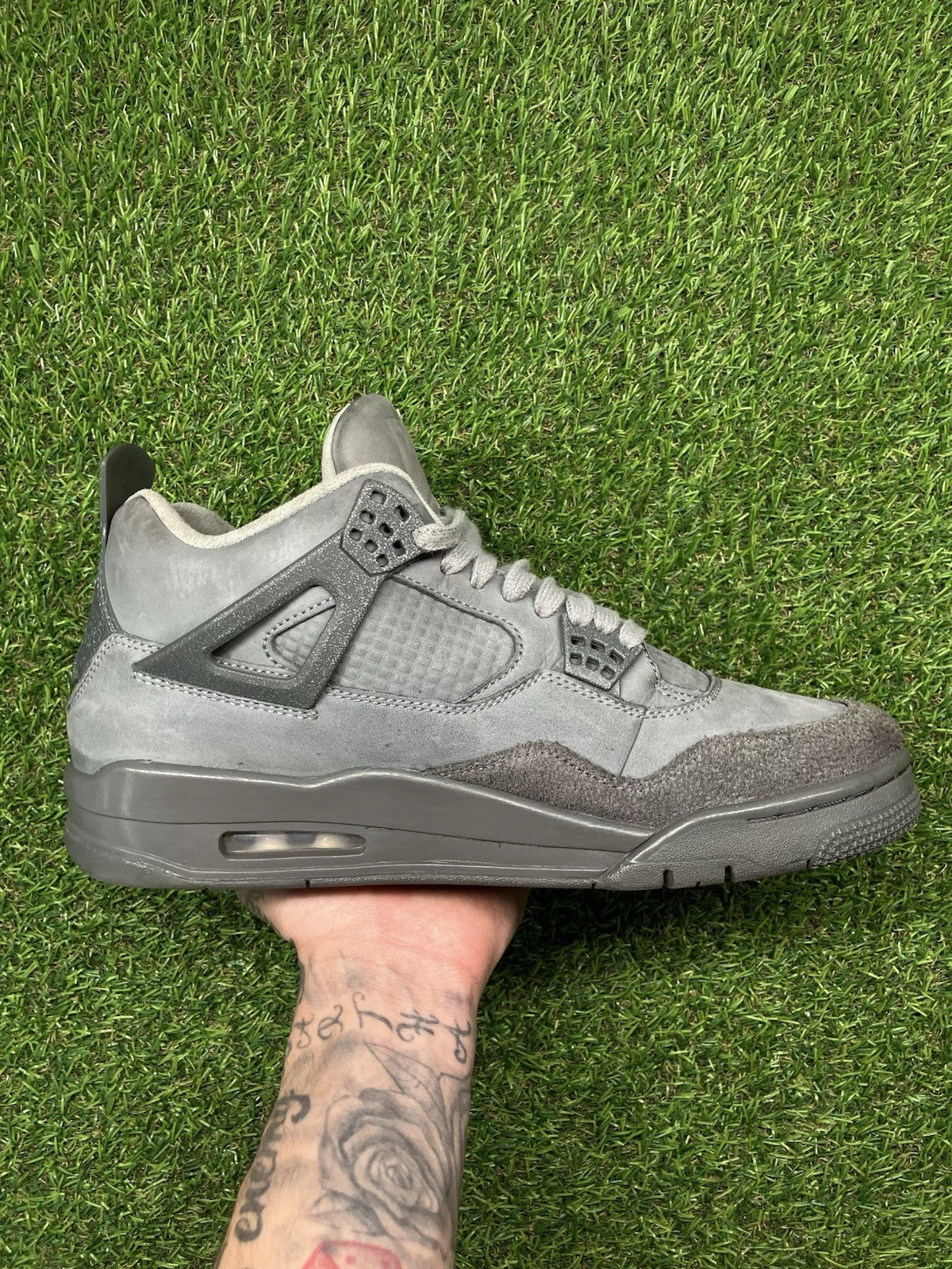 Size 9.5 - Nike Air Jordan 4 Retro Paris Olympics ' Wet Cement ' | GREAT COND!