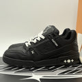 Size 7 LV (8-8.5 US) Louis Vuitton Trainer ' Black ' | GOOD CONDITION!