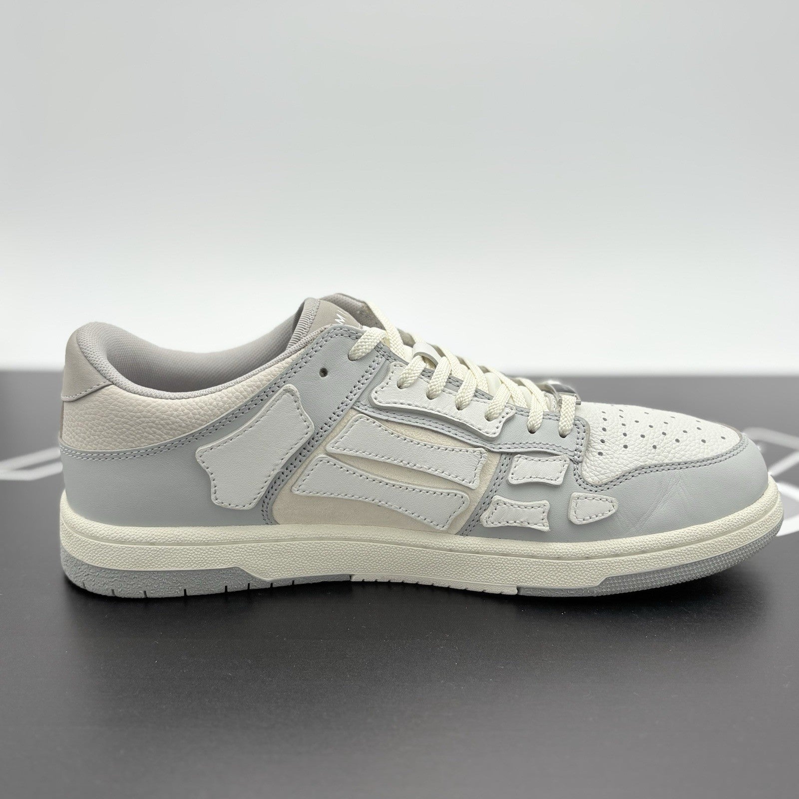 Size 45 (12 US) Amiri Skel Low Top Sneakers ' Grey ' | SUPER CLEAN!