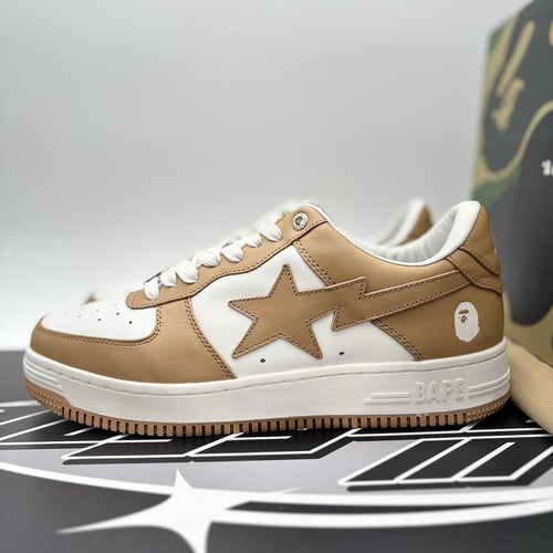 Size 10 - A Bathing Ape Bape Sta ' White Beige ' | GREAT CONDITION!