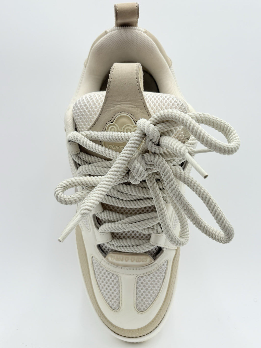 Size 7 LV (8-8.5 US) Louis Vuitton Skate ' Beige White ' | GREAT CONDITION!