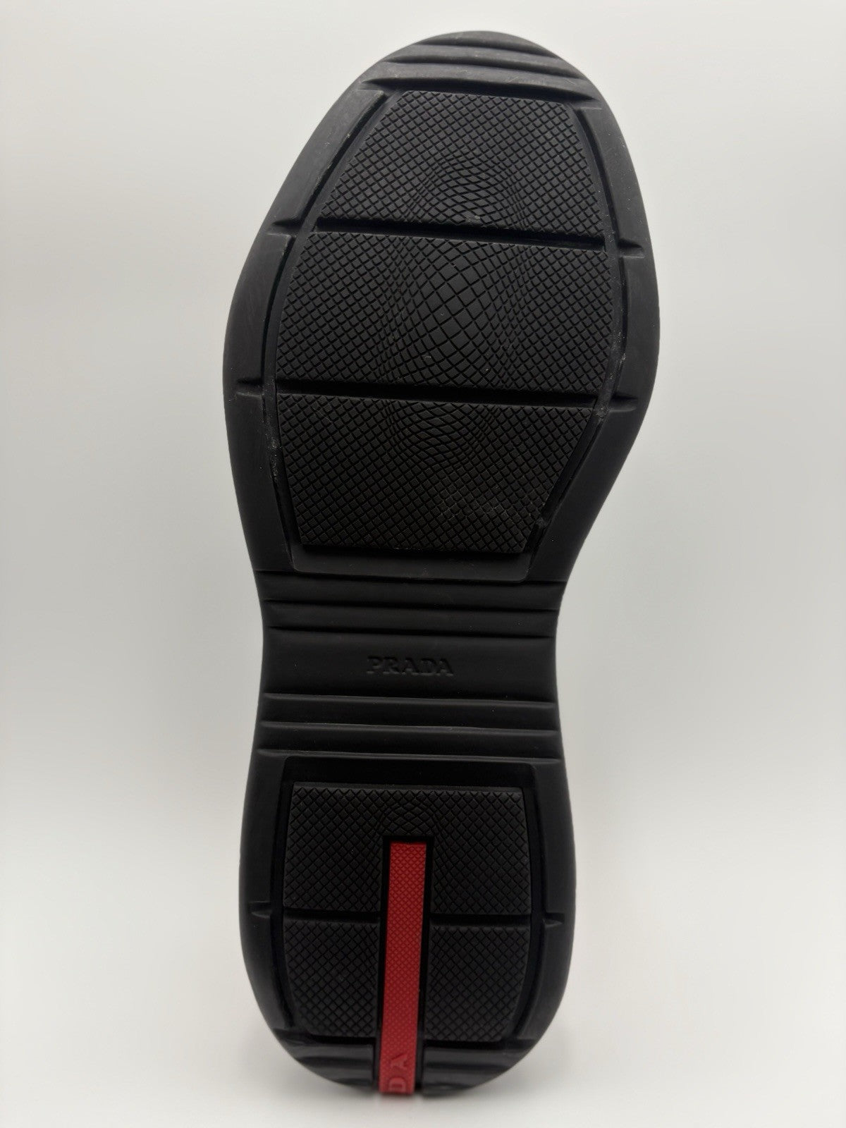 Size 9.5 UK (10.5 US) Prada Americas Cup ' Navy Red ' | EXCELLENT!