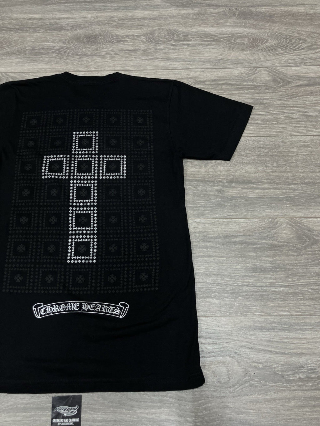 Size Small - Chrome Hearts Square Cross Pocket T-Shirt ' Black '| GOOD CONDITION