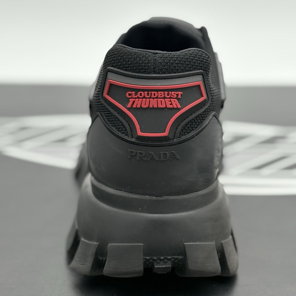 Size 7 UK (8 US) - Prada Cloudbust Thunder ' Black ' | GREAT CONDITION!