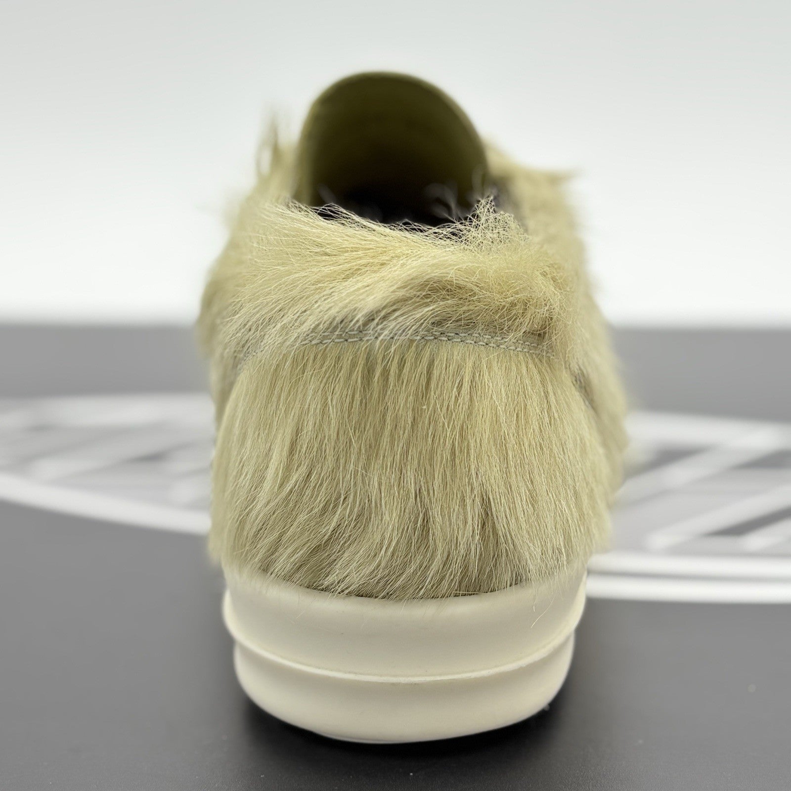 Size 41 (8 US) Rick Owens Low Leather  ' Acid Hair ' | SUPER CLEAN!
