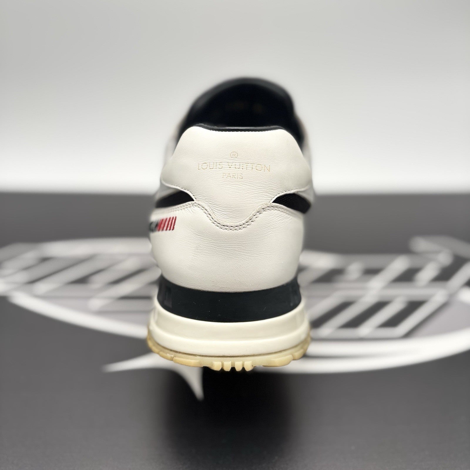 Size 8.5 LV (9.5-10 US) Louis Vuitton Runaway ' Red Black White ' | GOOD COND!