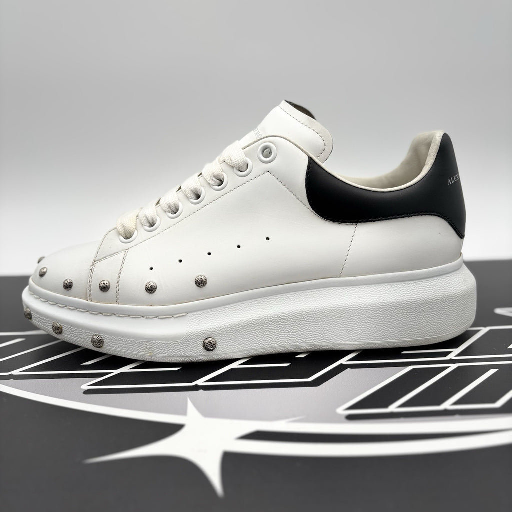 Size 41 (8 US) - Alexander McQueen Oversized Studded ' White Black ' | GREAT!