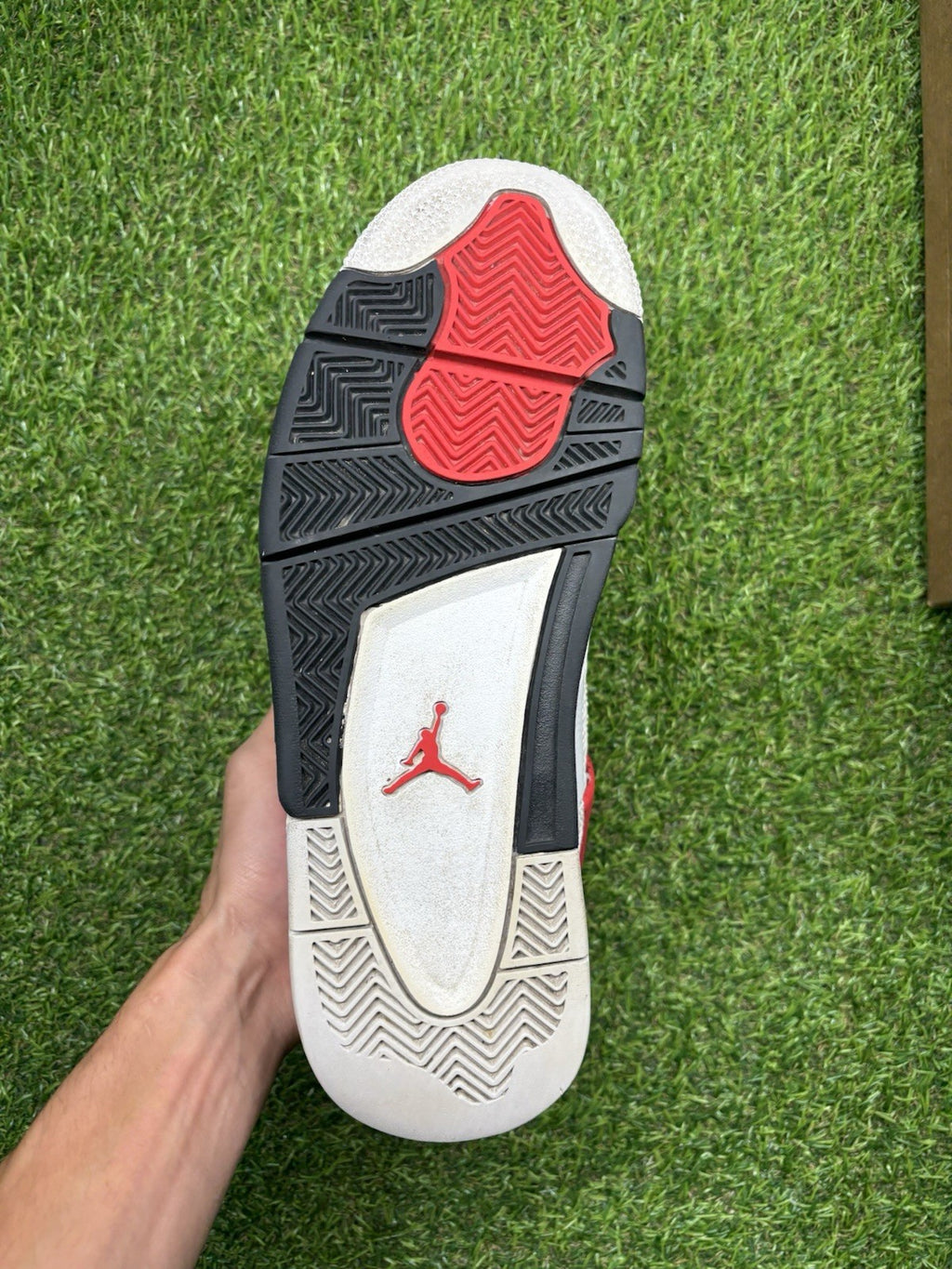 Size 10 - Jordan 4 Retro Mid Red Cement | GOOD CONDITION!
