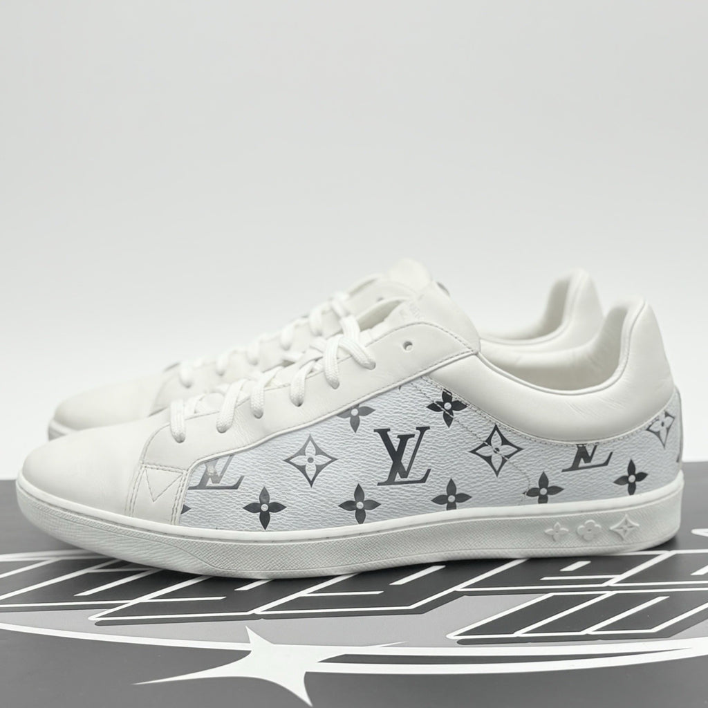 Size 9 LV (10-10.5 US) Louis Vuitton Monogram Luxembourg ' White ' | GOOD COND!