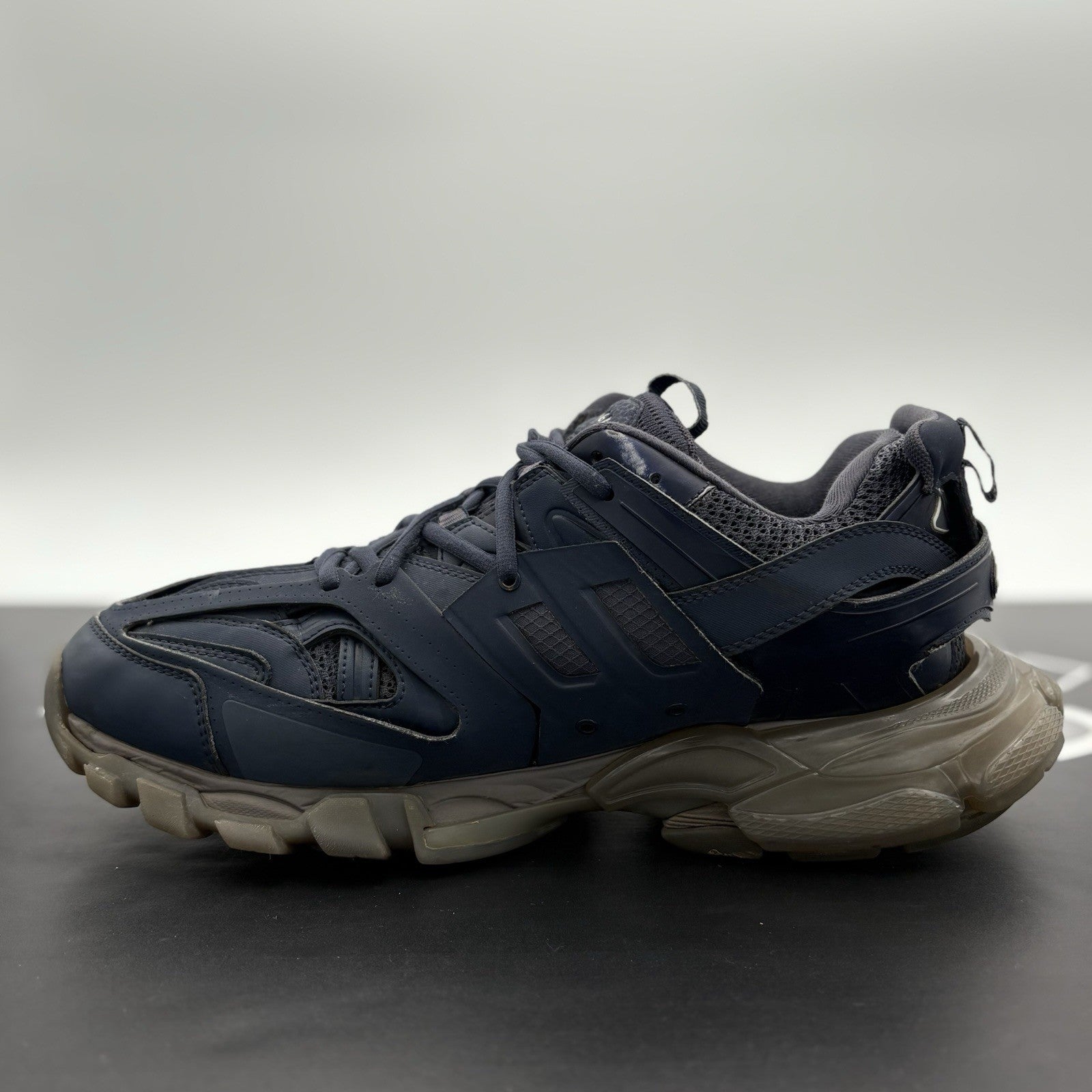 Size 44 (11 US) - Balenciaga Track Sneaker ' Navy ' | GOOD CONDITION!