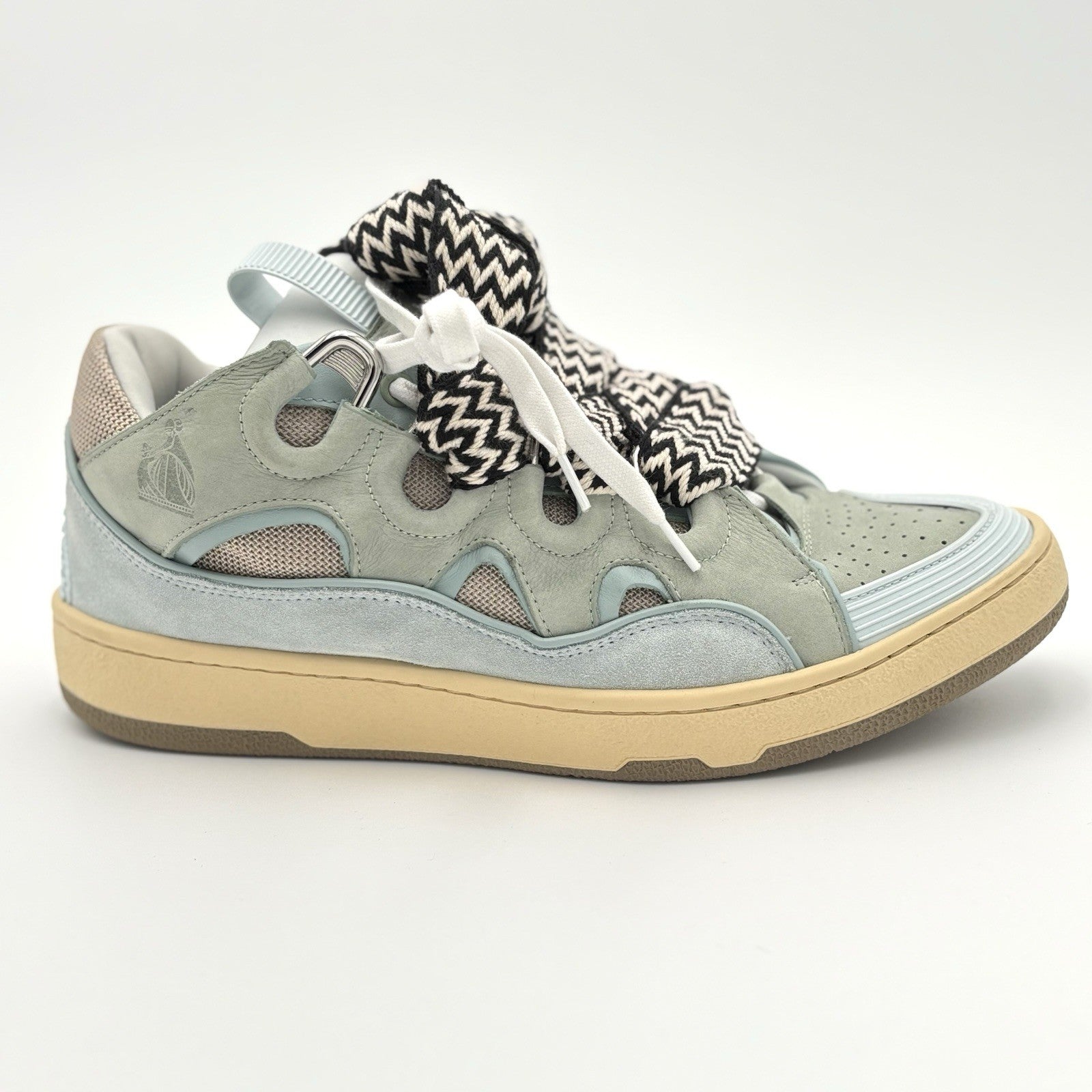 Size 41 (8 US) - Lanvin Curb Sneaker ' Light Blue ' | WORN ONCE!