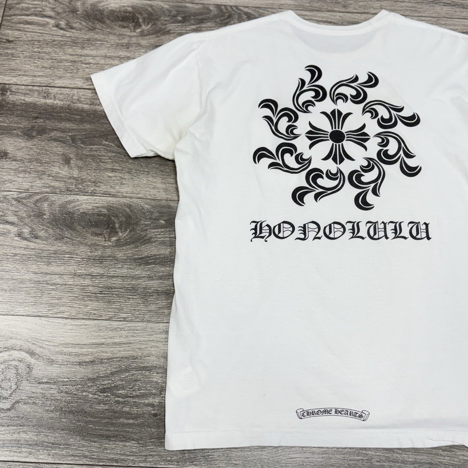 Size XXL - Chrome Hearts Spiral T-Shirt (Honolulu Exclusive) ' White '