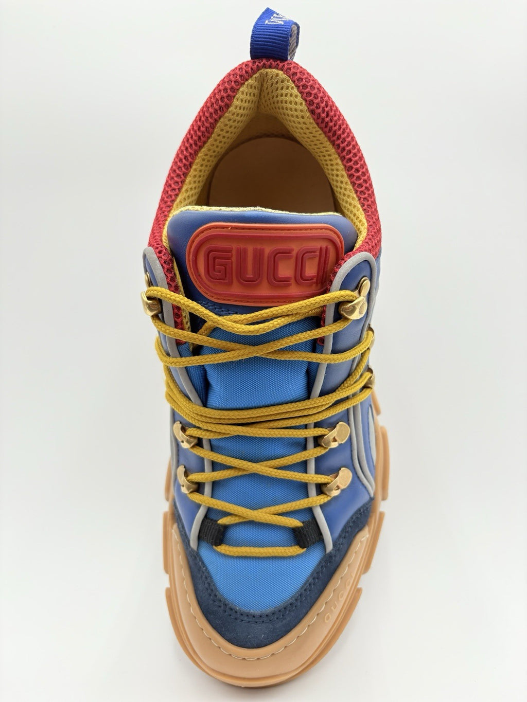 Size 7 G (7.5 US) - Gucci Flashtrek ' Blue Gum ' | GREAT CONDITION!
