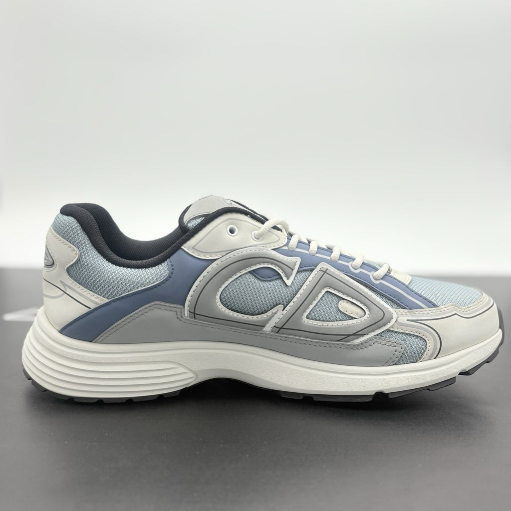 Size 46 (13 US) - Dior B30 Reflective Sneaker ' Blue Grey White ' | SUPER CLEAN!