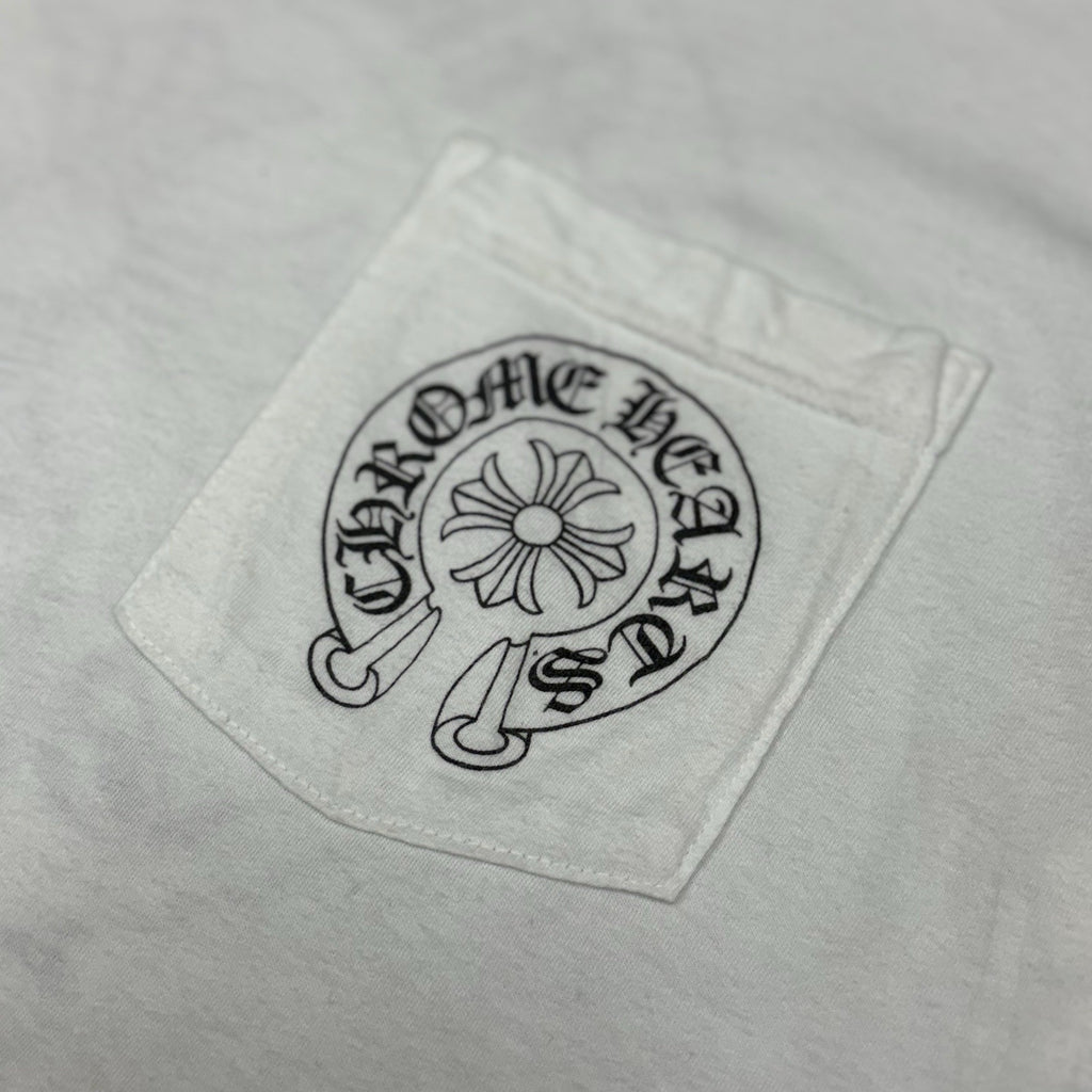 Size Large - Chrome Hearts Gradient Logo T-Shirt ' White ' | GREAT CONDITION!