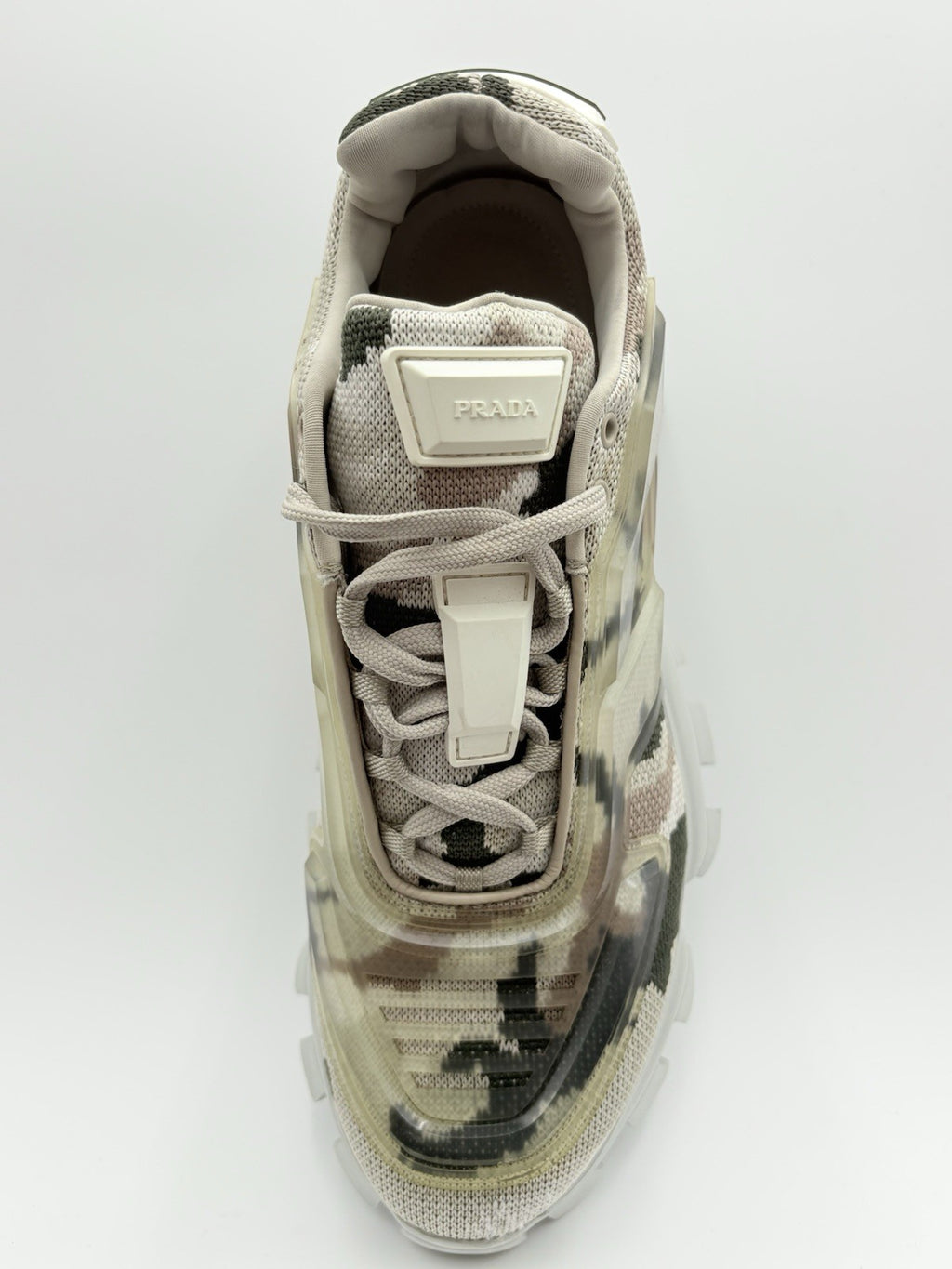 Size 7.5 UK (8.5 US) Prada Cloudbust Thunder Sneakers Men ' Camo ' | GREAT COND!
