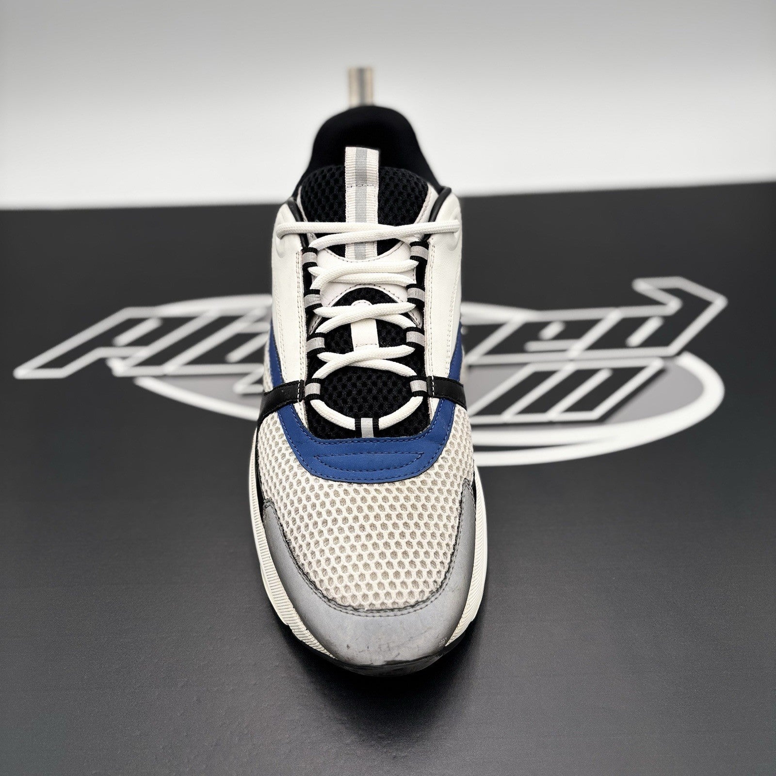 Size 46 EU (13 US) - Dior B22 Sneaker ' White, Blue, Black Reflective '