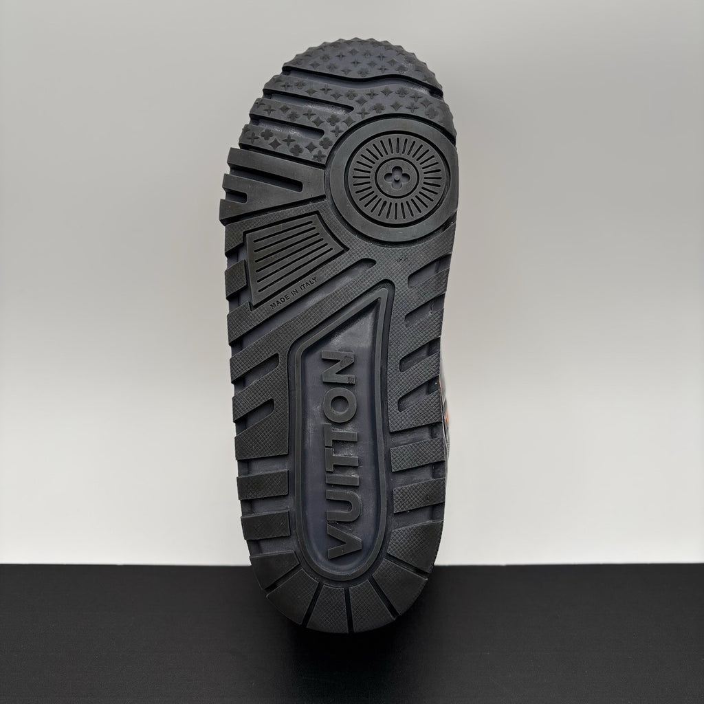 Size 10 LV (11-11.5 US) - Louis Vuitton Maxi ' Black, Orange ' | SUPER CLEAN!