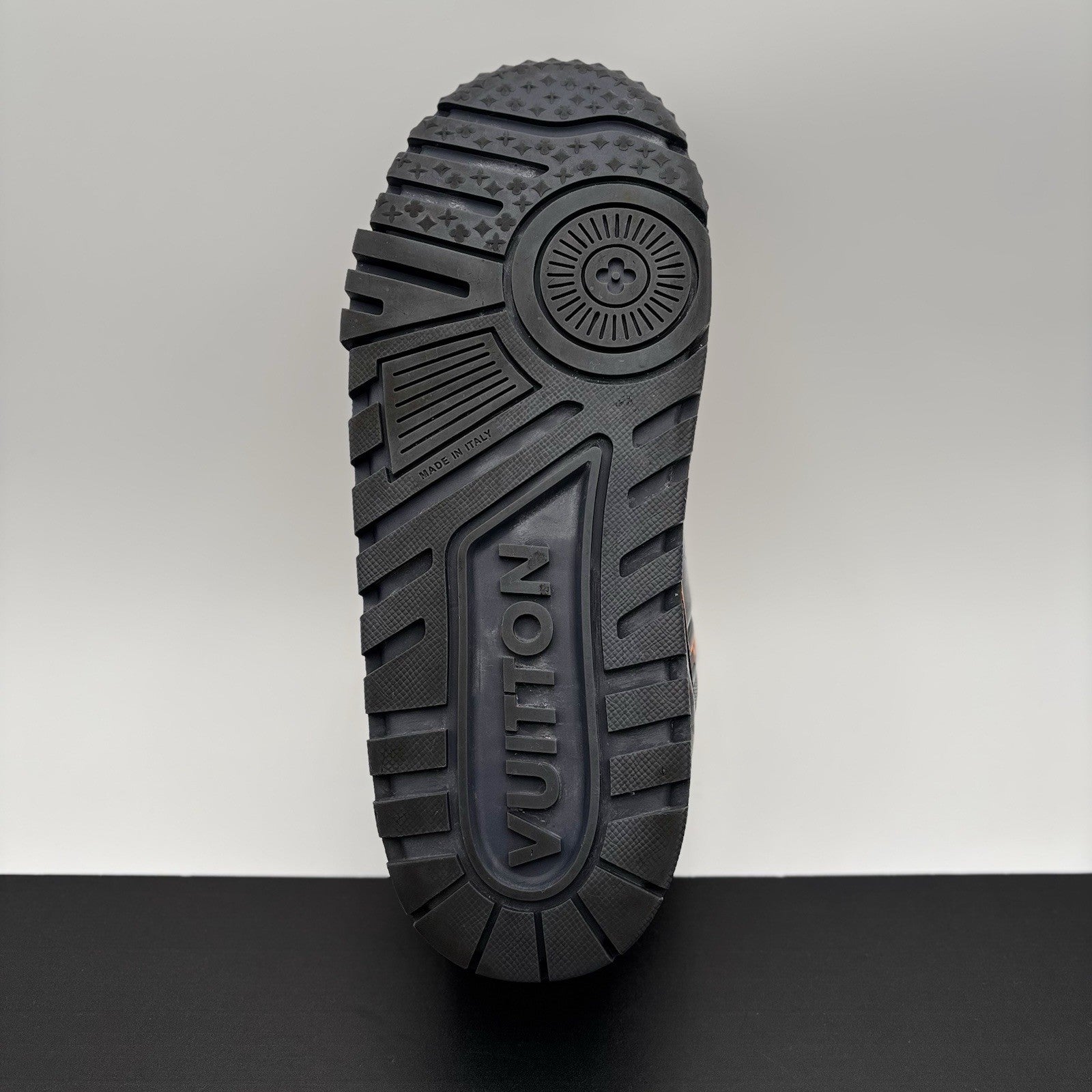 Size 10 LV (11-11.5 US) - Louis Vuitton Maxi ' Black, Orange ' | SUPER CLEAN!