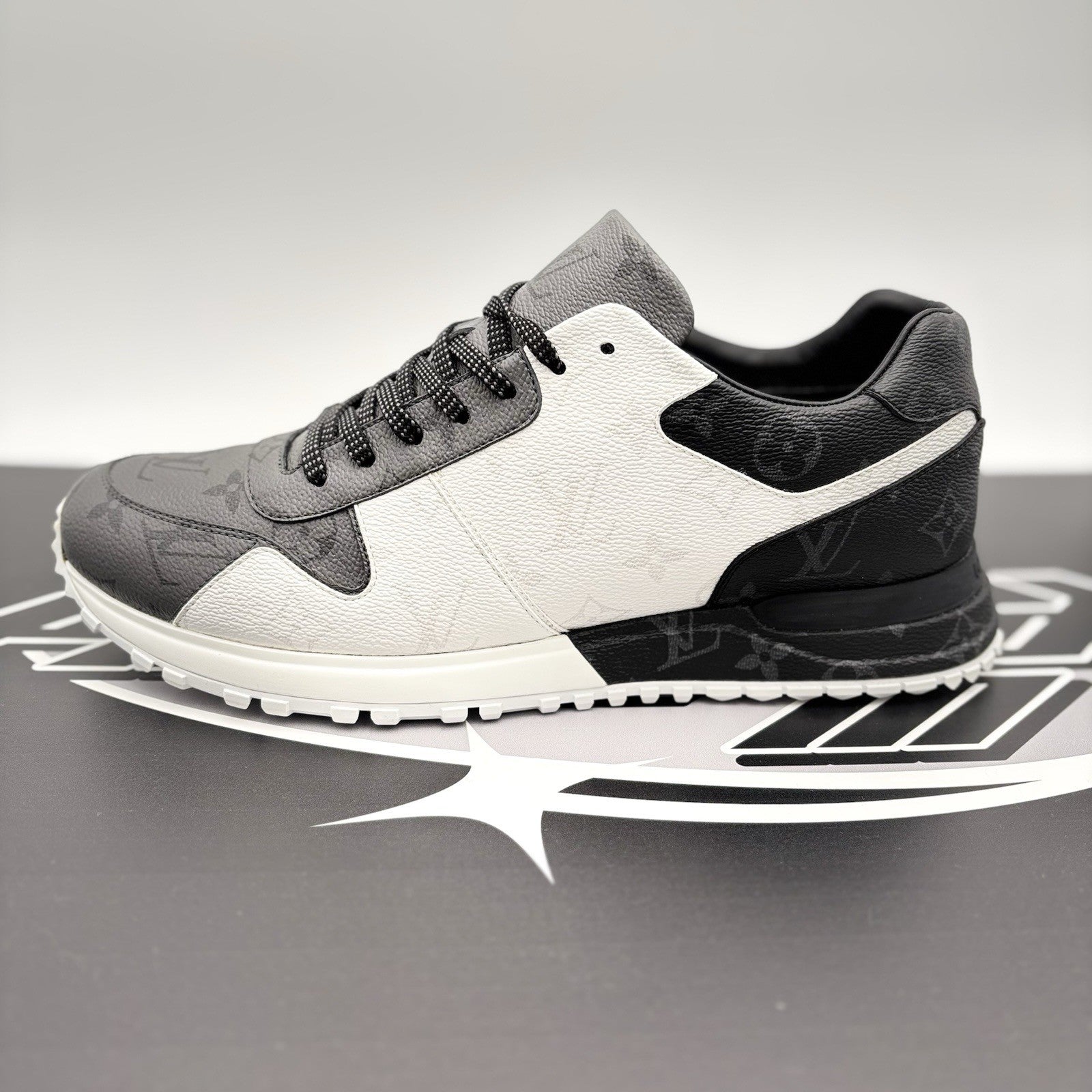 Size 8.5 LV (9.5-10 US) Louis Vuitton Run Away  ' Grey Tri-Color ' | EXCELLENT!