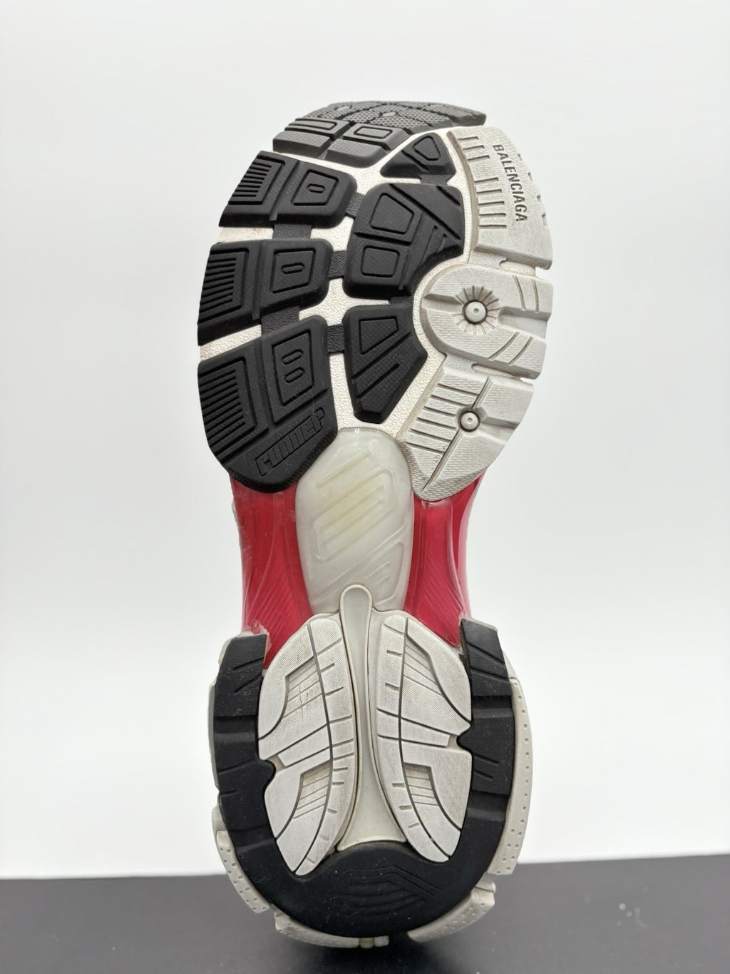 Size 44 (11 US) - Balenciaga Runner 2.0 ' White Grey Red ' | GREAT CONDITION!