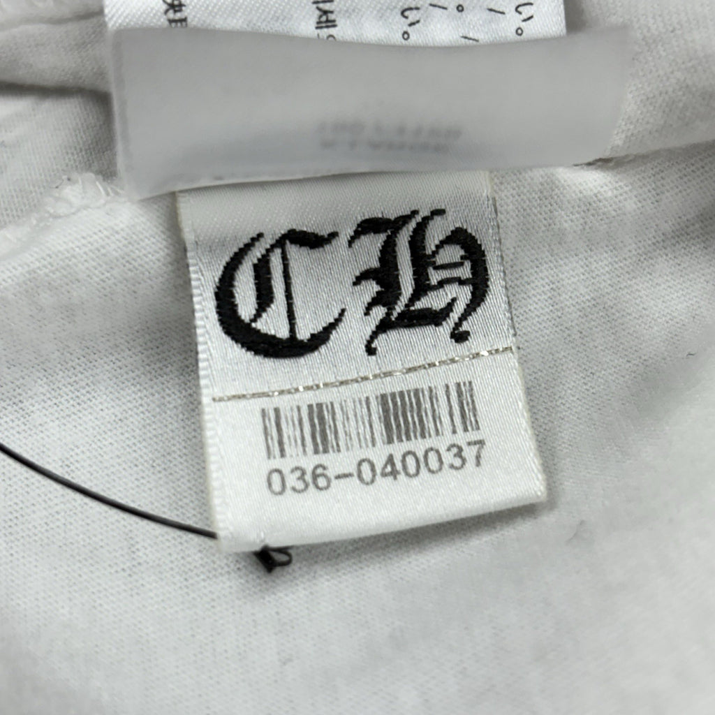 Size XL - Chrome Hearts Collar Print T-Shirt ' White Purple ' | WORN 1-3x