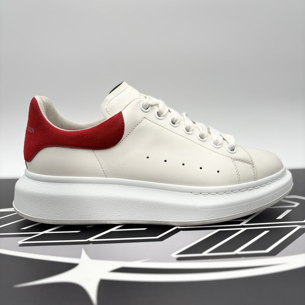 Size 41.5 (8.5 US) Alexander McQueen Oversized ‘ White, Red ' | GOOD COND!