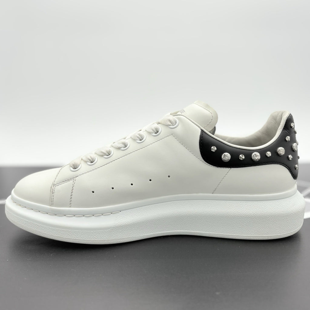 Size 45 (12 US) Alexander McQueen Studded Oversized ' White Black ' | GREAT COND