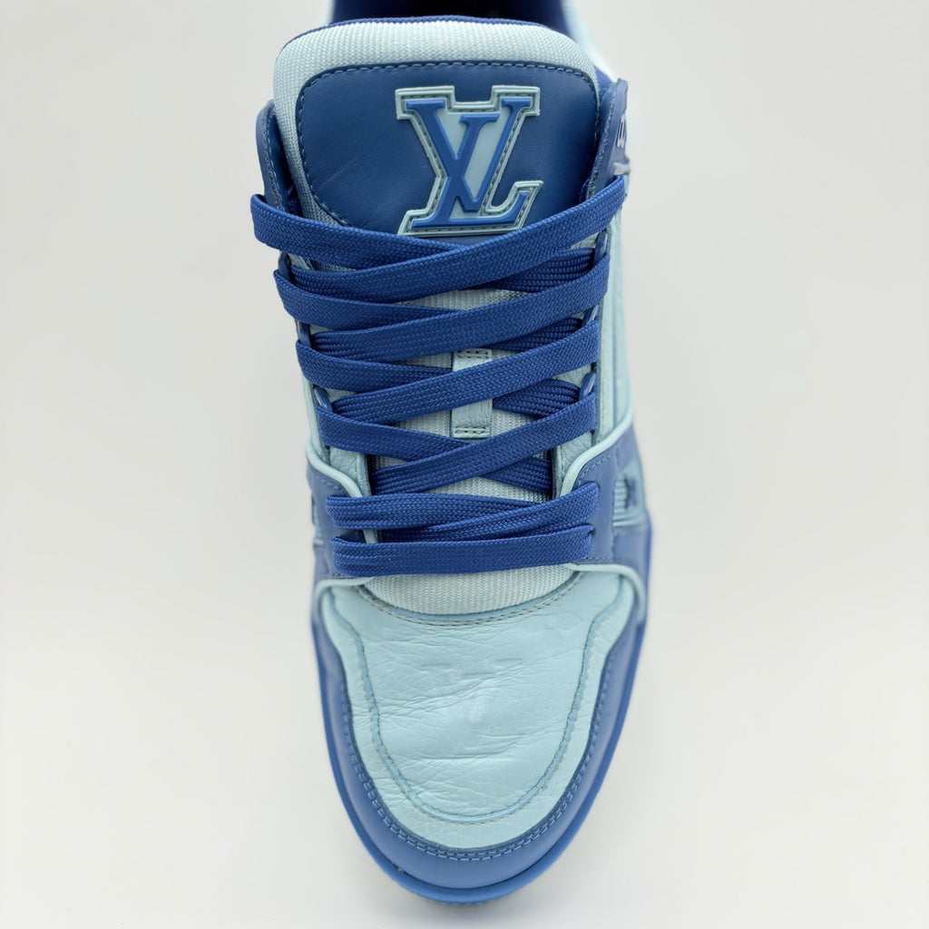 Size 6 LV (7-7.5 US) - Louis Vuitton Trainer ' Blue ' | GREAT CONDITION!