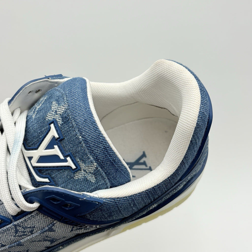 Size 8 LV (9-9.5  US) - Louis Vuitton Trainer Denim | SUPER CLEAN!