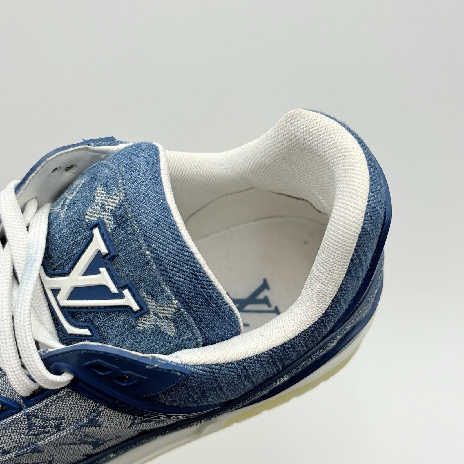 Size 8 LV (9-9.5  US) - Louis Vuitton Trainer Denim | SUPER CLEAN!