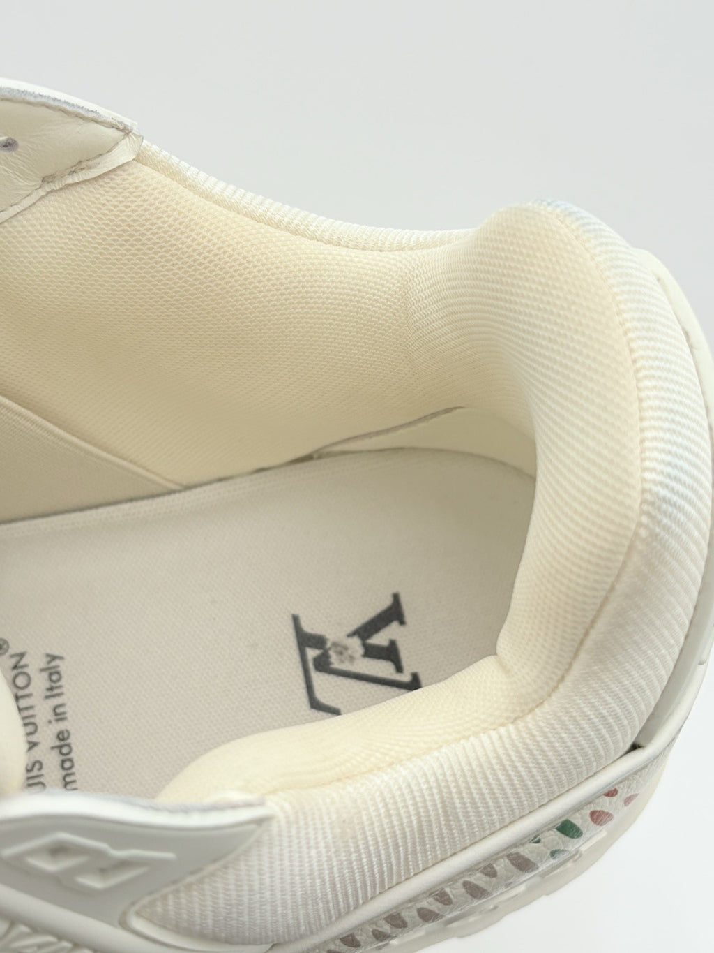 Size 7.5 LV (8.5-9 US) Louis Vuitton Maxi Trainer ' Beige Multicolor ' | CLEAN!